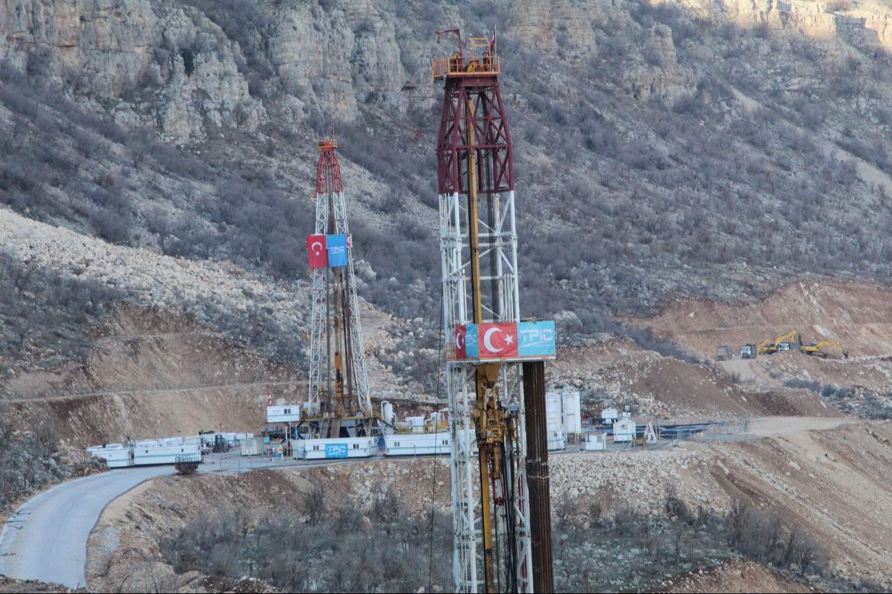 A view of the oil field in the Gabar region in Sirnak province, southeastern Türkiye, March 10, 2024. (IHA Photo)