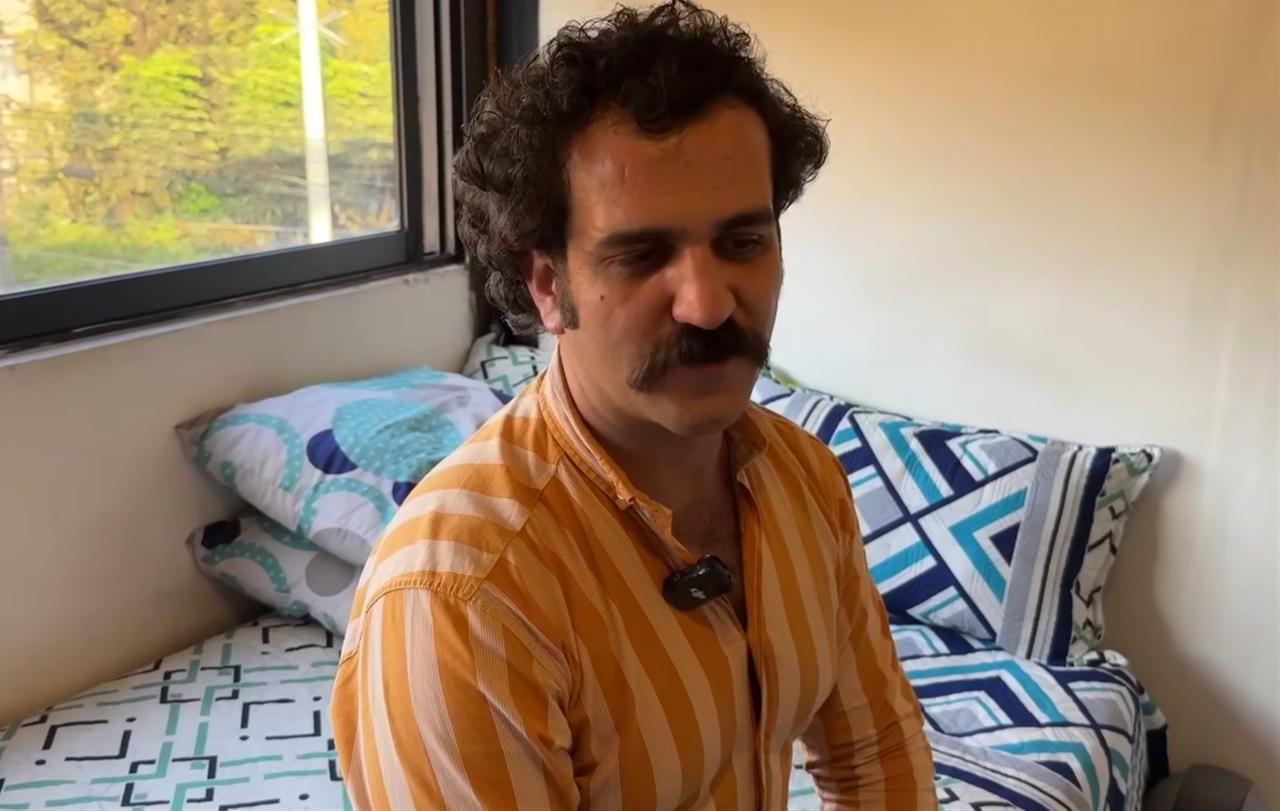 Pablo Akdogan, nicknamed the “Kurdish Escobar,” speaks during an interview at his home in Medellin, Colombia, Dec. 2024. (Photo via YouTube/@MertOzturk1)