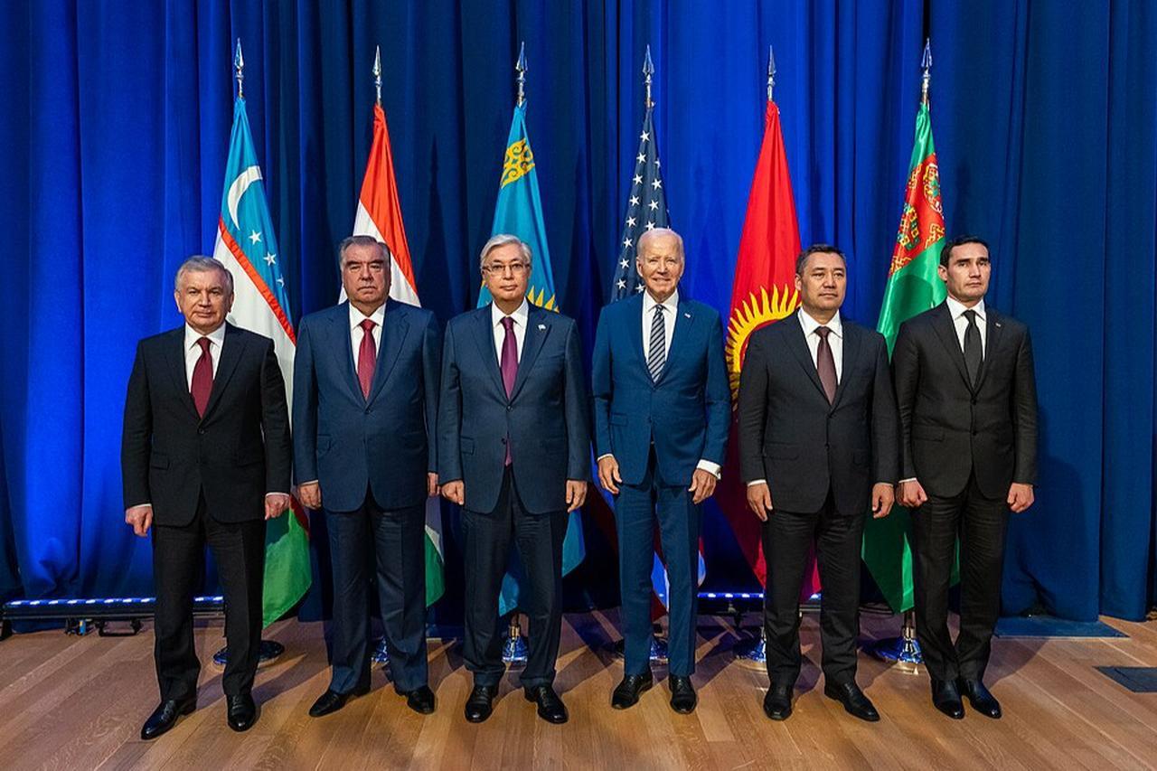 President Joe Biden hosts a meeting with central Asian presidents for the Central Asia 5+1 Summit, Tuesday, September 19, 2023, at the U.S. Mission to the United Nations in New York City. (Official White House Photo by Cameron Smith)