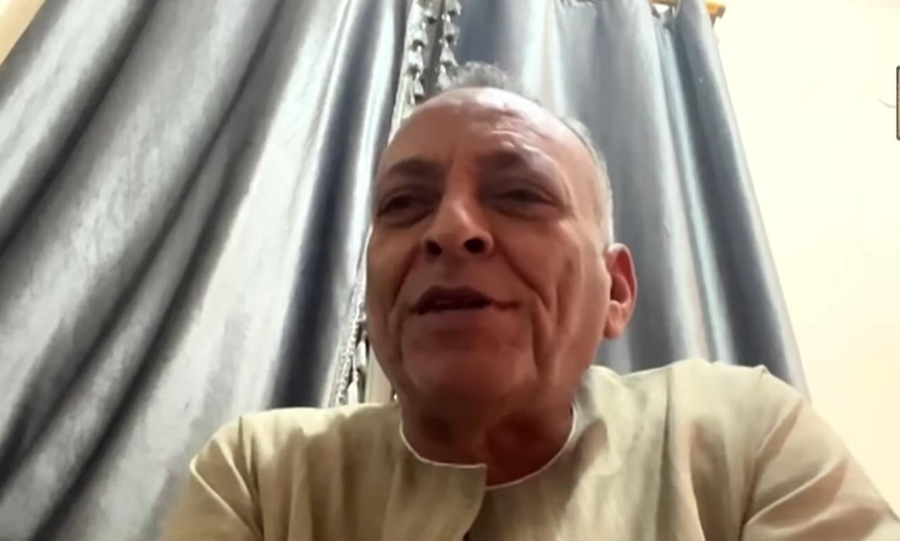 Noby Hussein Abdel-Rassoul, son of the Discoverer of Tutankhamun’s Tomb in Luxor, in an interview with Egyptian TV channel Extra News, October 29, 2025. ( Photo via Extra News TV Channel )