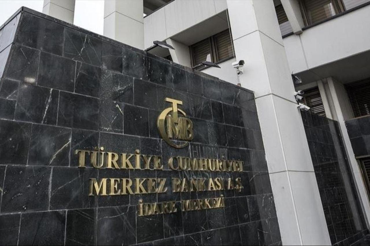 An exterior view of the Central Bank of the Republic of Türkiye (CBRT) headquarters in Ankara, Türkiye. (AA Photo)