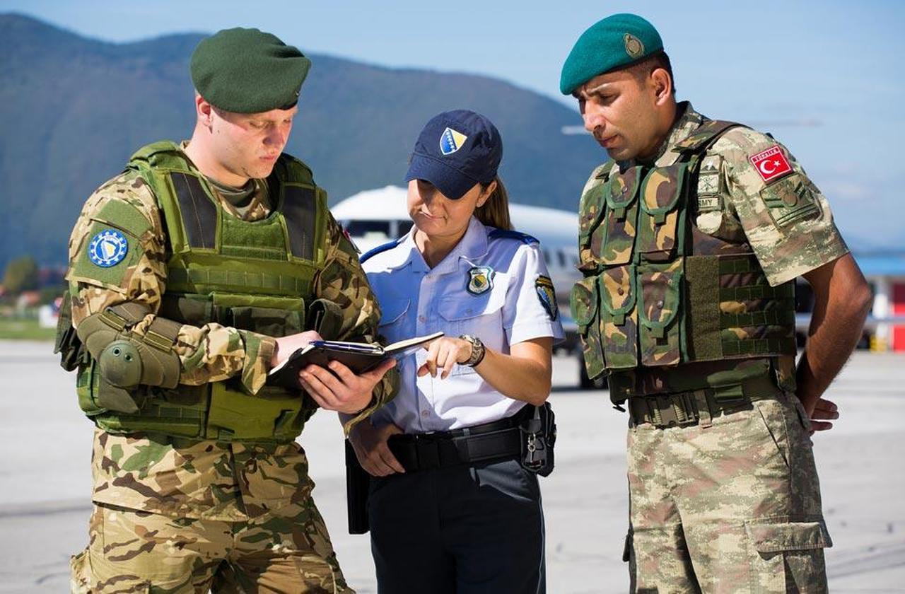 EUFOR peacekeeping officers, accessed on Oct. 31, 2025. (Photo via EU EEAS)