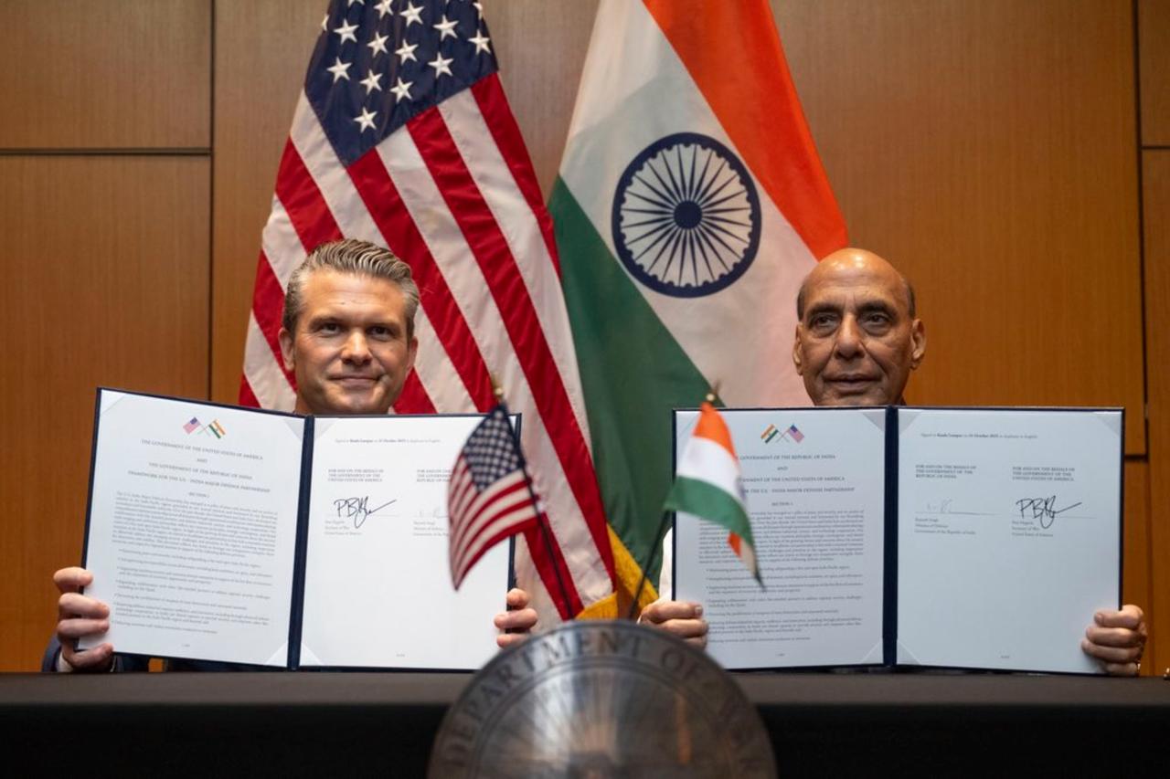 US, India sign 10-year defense framework on sidelines of ASEAN defense ministers’ meeting