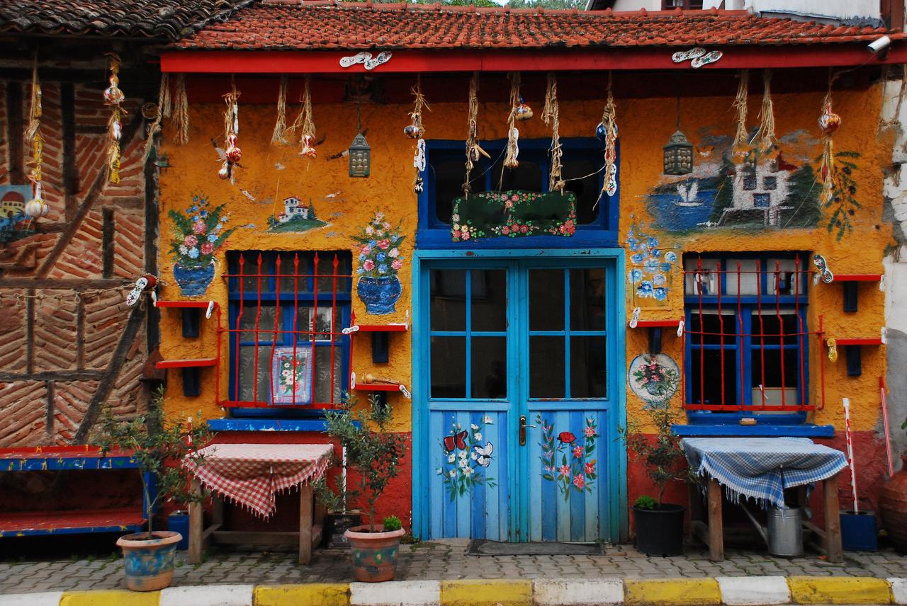 A vibrant, colorful house in Trilye, Bursa. (Adobe Stock Photo)
