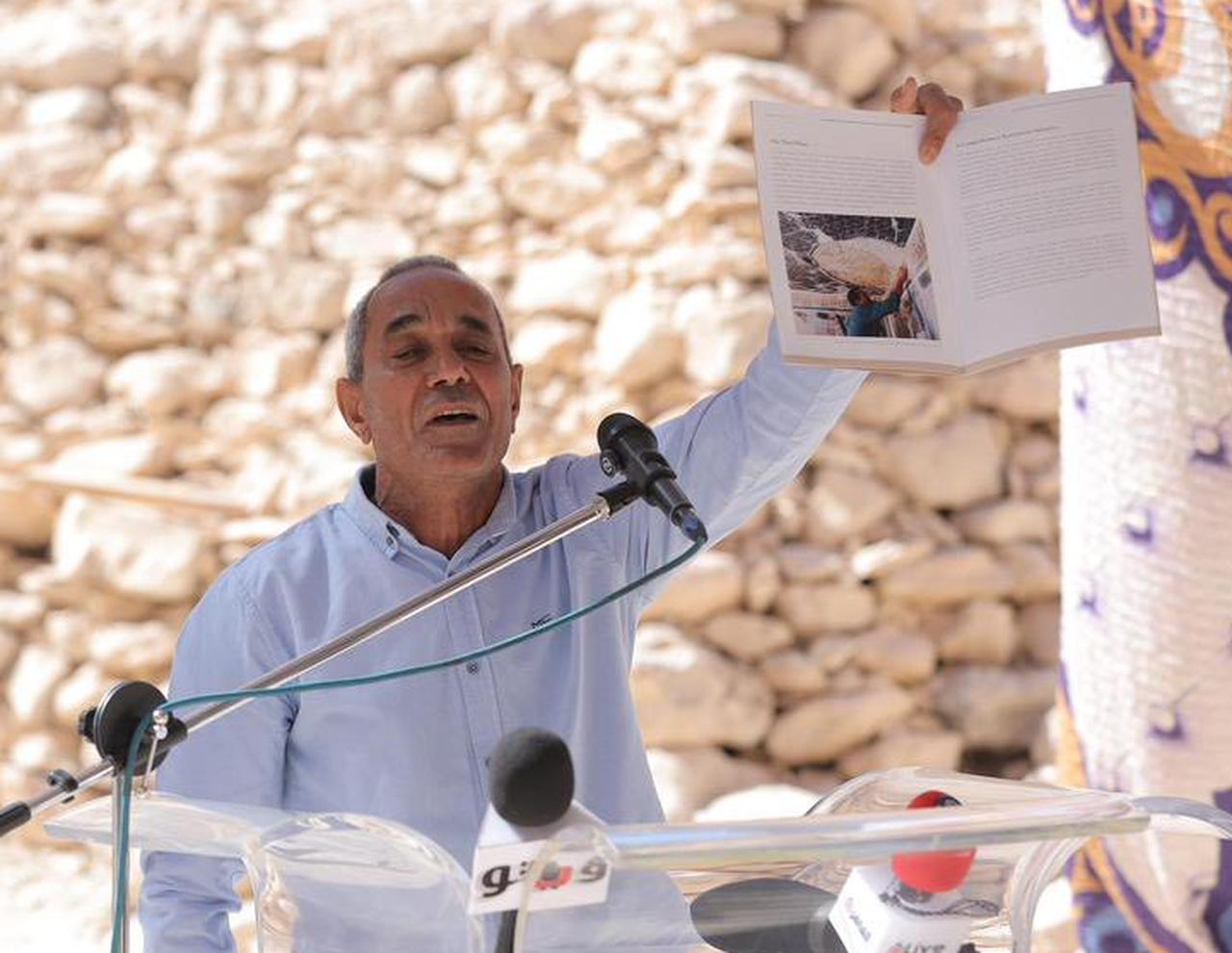 Mezar'ın Luxor'un Krallar Vadisi'nde yirmi yıllık restorasyondan sonra Mezar'ın Restorasyonuna katılan Mısır restoranı Mohamed Mahmoud, Mısır, Mısır, 5 Ekim 2025. (Fotoğraf Turizm ve Antika Bakanlığı aracılığıyla fotoğraf)