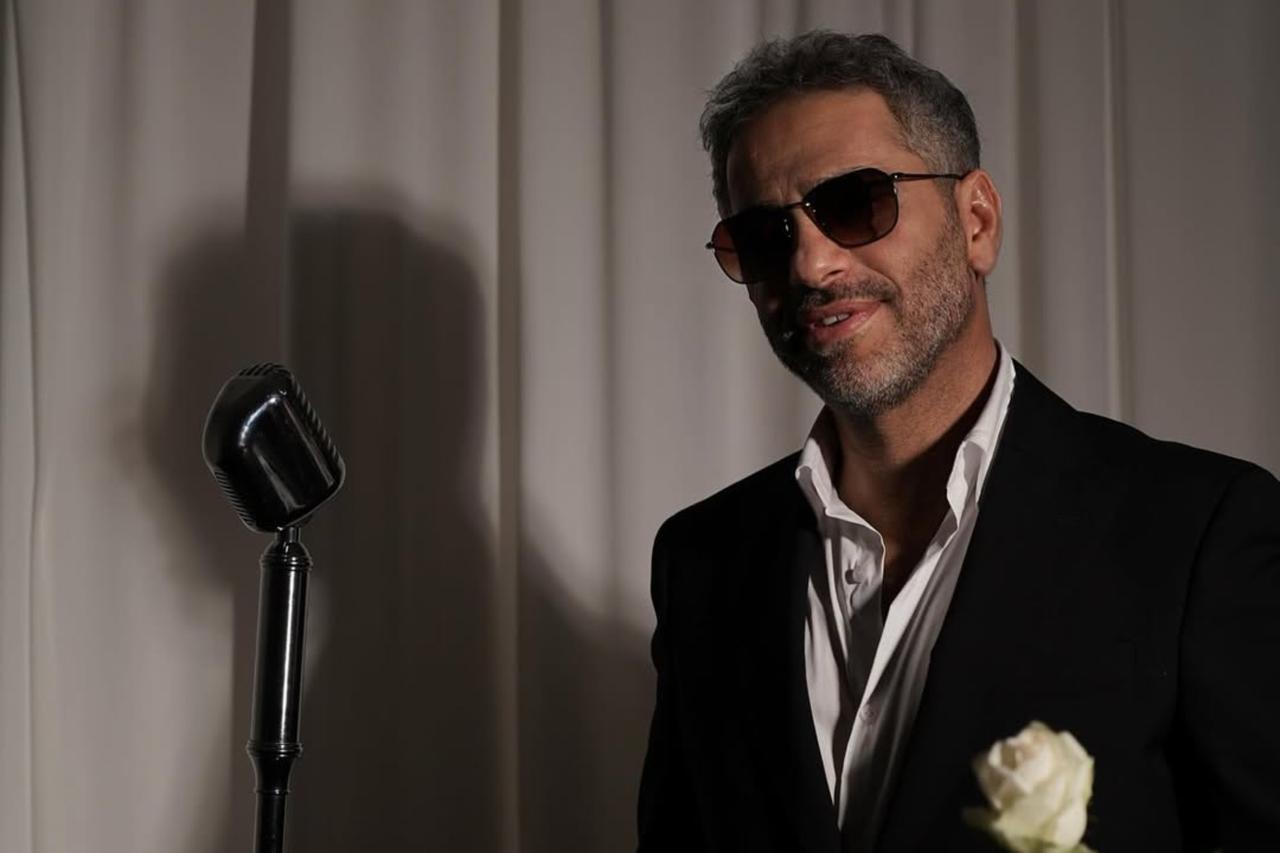 Lebanese singer Fadl Shaker, who surrendered to the authorities after spending more than a decade in hiding inside a Palestinian refugee camp, May 10, 2025,  (Photo via Instagram / @FadelChaker)