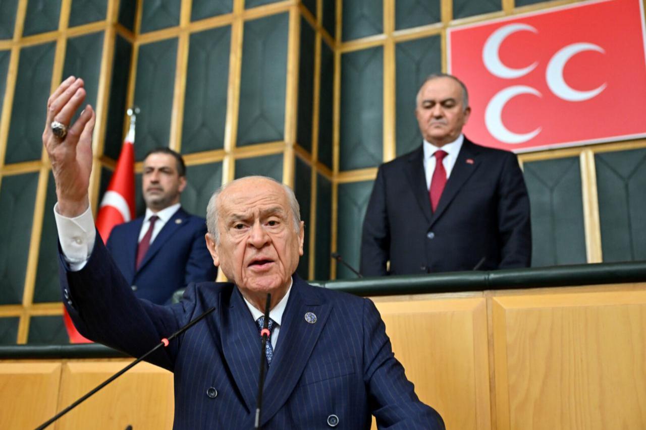 Nationalist party leader Bahceli calls on PKK ringleader Ocalan to disarm and address Turkish Parliament (Photo via X)