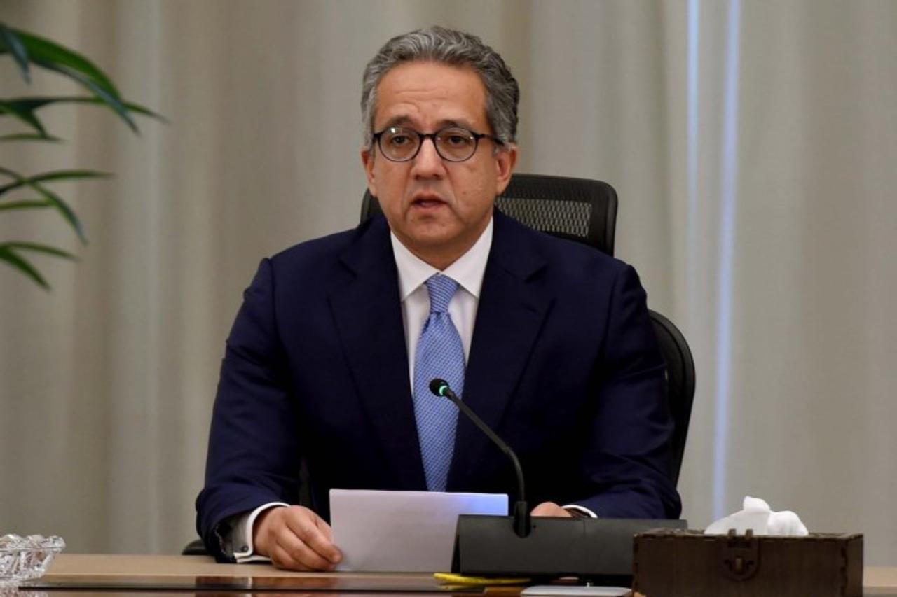 Khaled al-Anany, Egypt’s former Minister of Tourism and Antiquities, speaks during a meeting in Cairo, Egypt. (Photo via nasseryouthmovement.net)