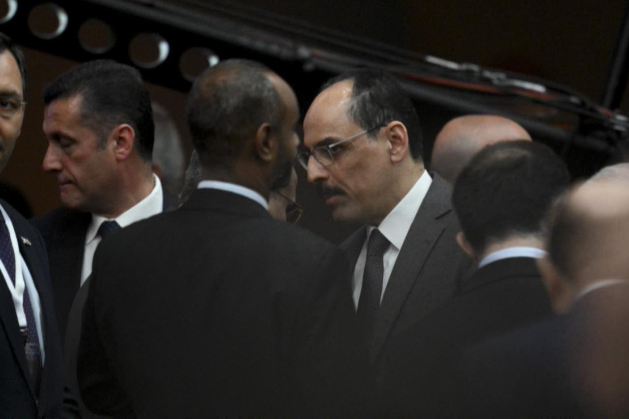 Ibrahim Kalin, head of the Turkish National Intelligence Organization attends the Antalya Diplomacy Forum in Antalya, Türkiye on April 11, 2025. (AA Photo)