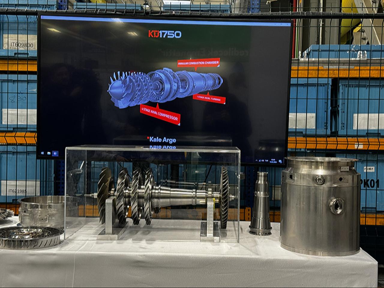 Turkish jet engine maker Kale Group's KTJ-1750, for its use in lightweight cruise missiles and jet-powered unmanned aerial vehicles, currently powering cruise missile Cakir. (AA Photo)