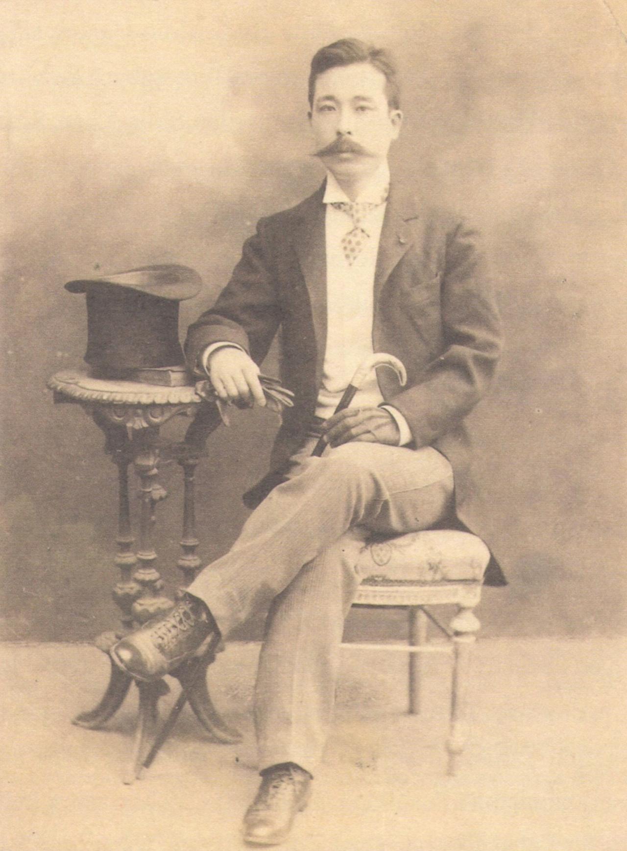 Yamada Torajiro after his meeting with Sultan Abdulhamid II at Yildiz Palace, Istanbul, 1904. (Photo via Yamada Family Archive)