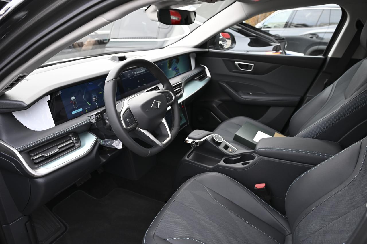 The interior of a Togg vehicle, prepared for the first deliveries in the German market, in Stuttgart, Germany, October 31, 2025. (AA Photo)