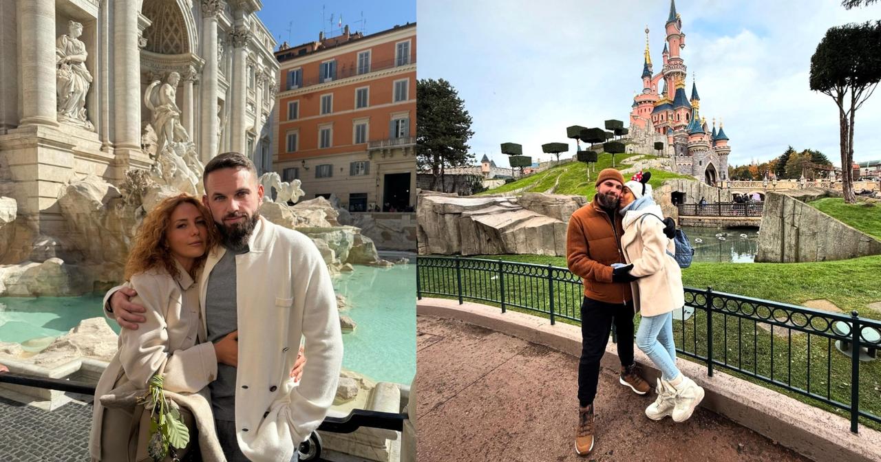 Roman Novak and his wife Anna. (Photos via Instagram/@t0r)