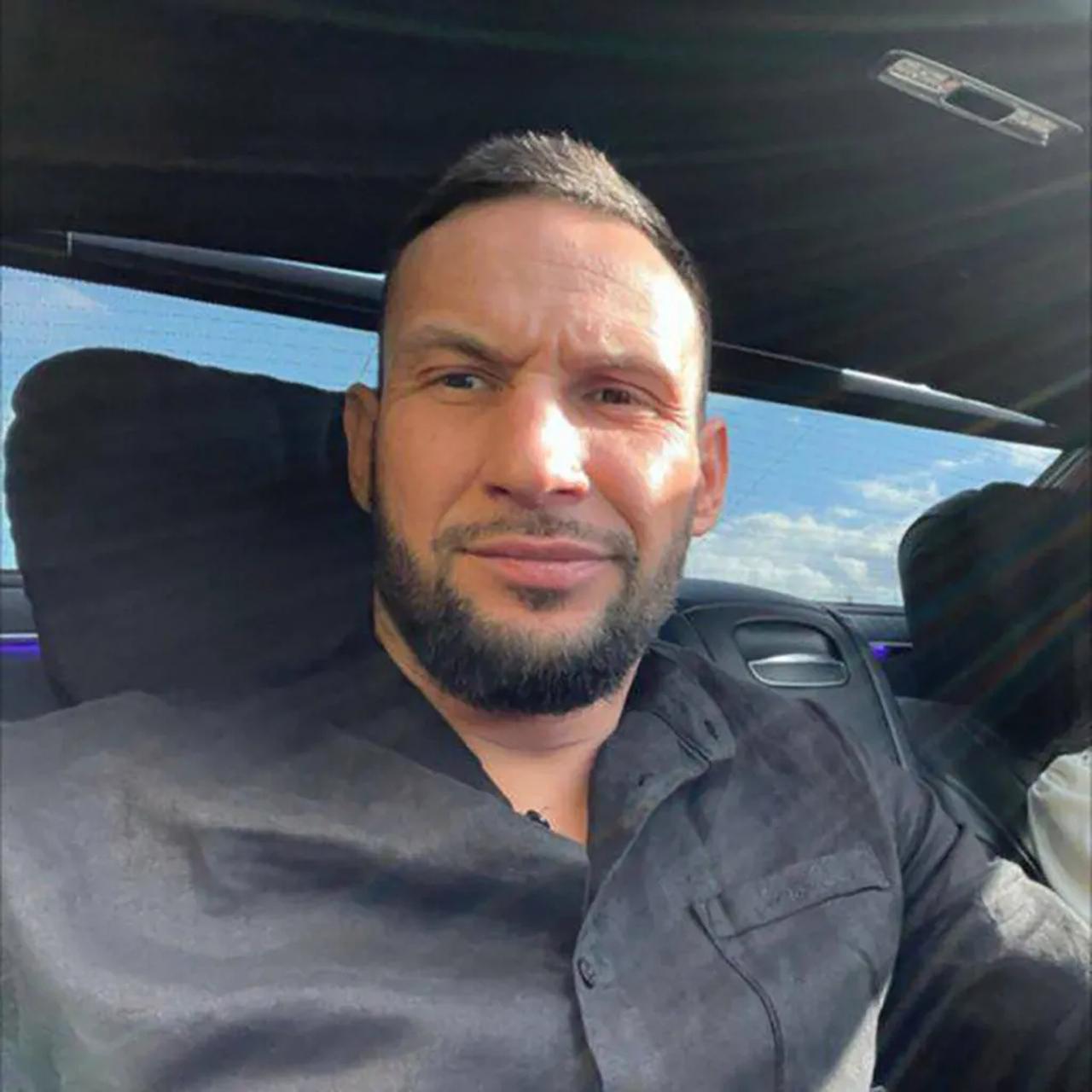 Russian crypto millionaire Alexei Dolgikh photographed in a vehicle. He died in a high-speed Lamborghini crash in Moscow on November 9, according to Russian media reports. (Photo via The Sun)