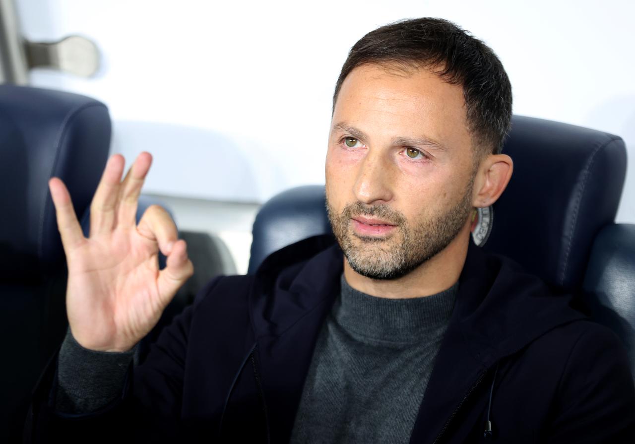 Head Coach Domenico Tedesco of Fenerbahce before the Turkish Super Lig Week 12 match between Fenerbahce and Zecorner Kayserispor at Chobani Stadium in Istanbul, Türkiye, Nov. 9, 2025. (AA Photo)