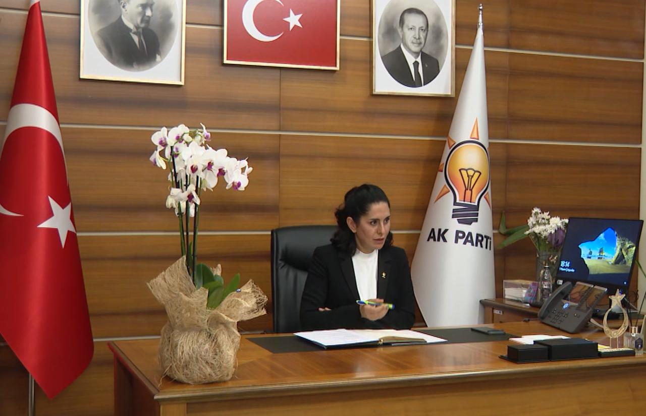 The office of AK Party Deputy Chairperson Sevilay Tuncer — Interview with Sevilay Tuncer, on November 9, 2025. ( AA Photo )