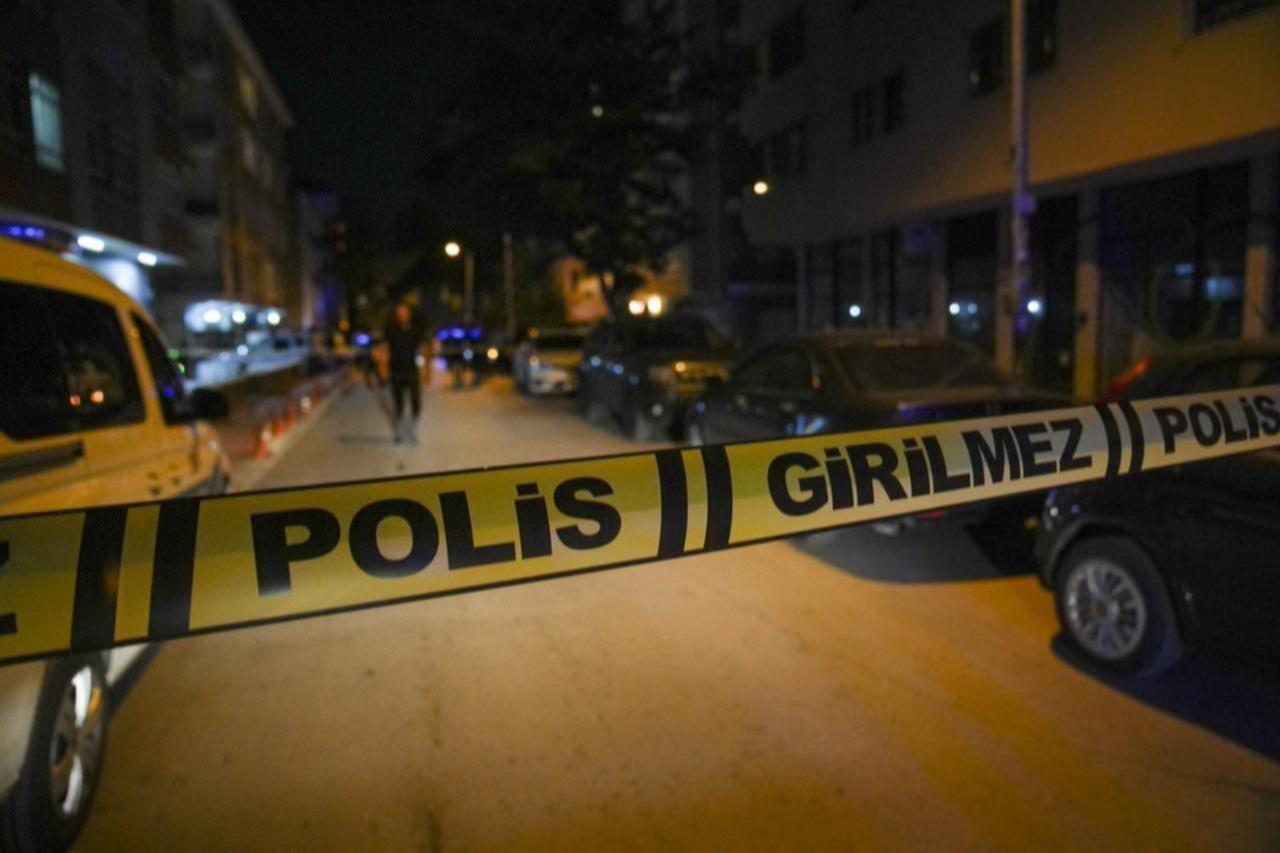 Police tape at a crime scene in Ankara, Türkiye, accessed on Oct. 26, 2025. (AA Photo)