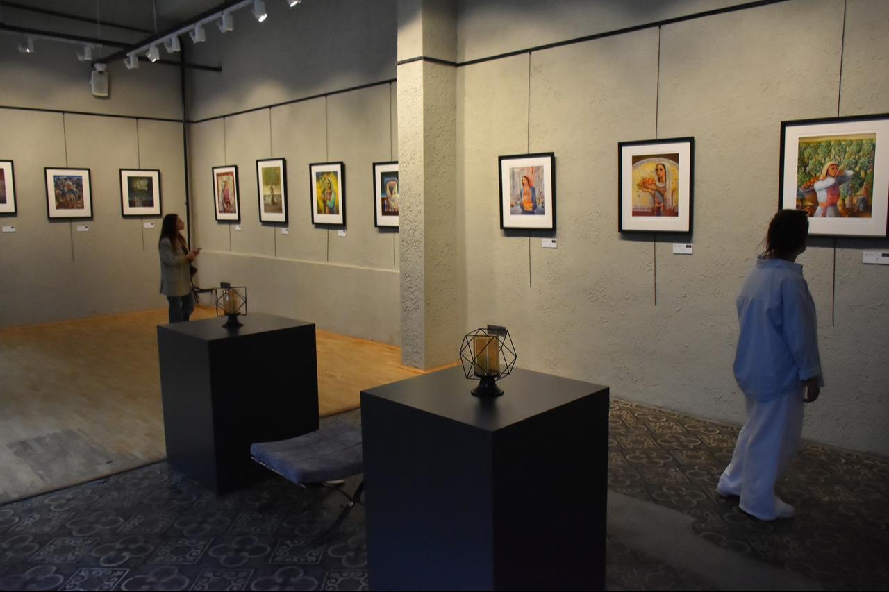 The Trabzon leg of the Culture Route Festival continues on its second day with a range of events. As part of the festival, Palestinian artist Sliman Mansour’s exhibition “I Will Not Fall”, centered on themes of Palestine, is on view at the Trabzon Fine Arts Gallery and is drawing the attention of art enthusiasts, Türkiye, July 6, 2025. (AA Photo)