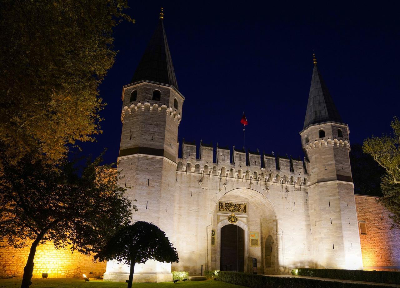 Topkapi Palace, Istanbul's glory is more impressive than ever with its view at night, in Istanbul, Türkiye, on June 10, 2023. (Photo via Directorate of National Palaces)