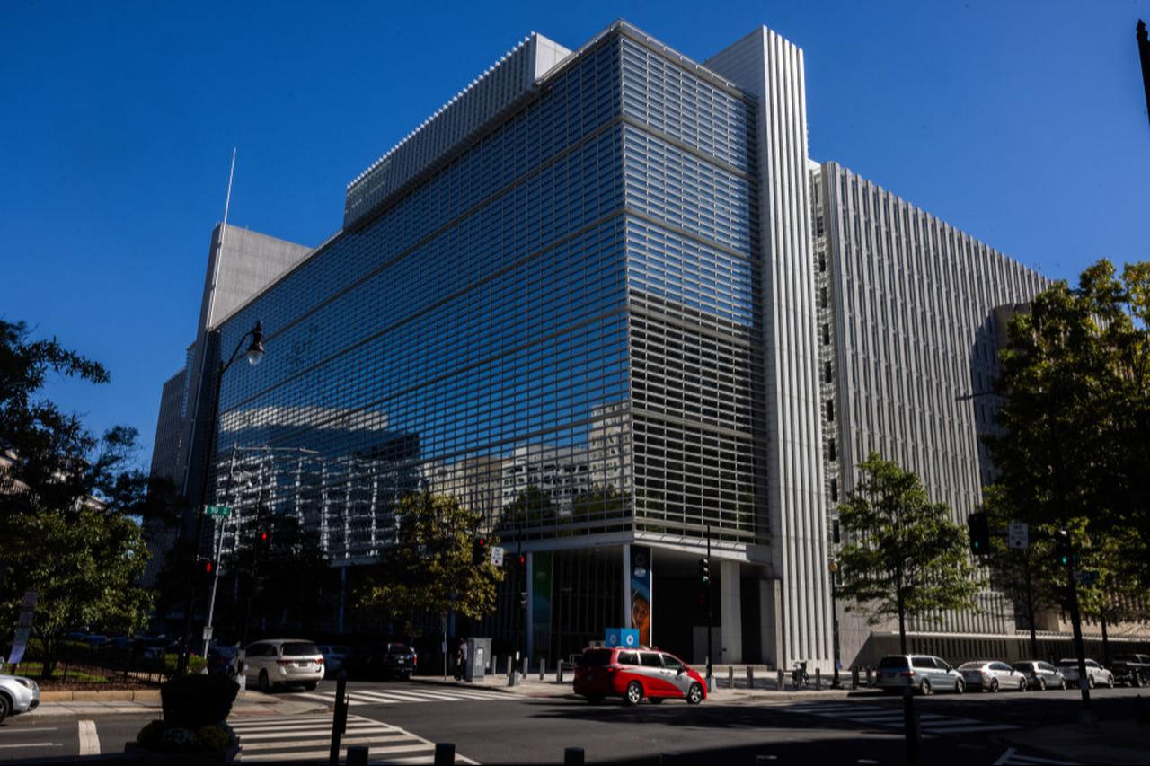 A view of the World Bank headquarters building in Washington, DC, on October 20, 2024. (AFP Photo)