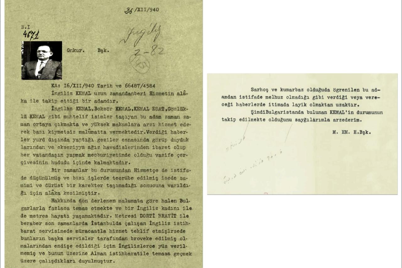 Turkish intelligence releases report on ‘English Kemal’ and letter to German envoy