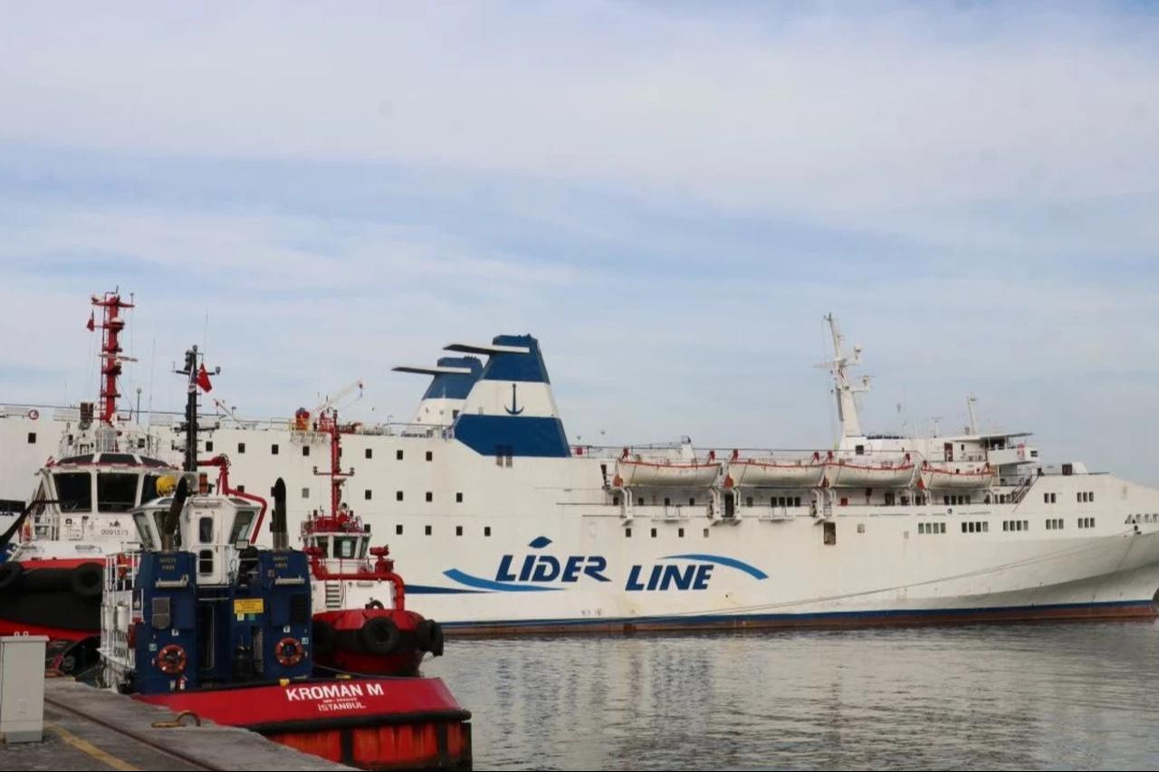 The Seabridge Ro-Ro passenger vessel is pictured at port in a representative image. (Photo via CNN Turk)