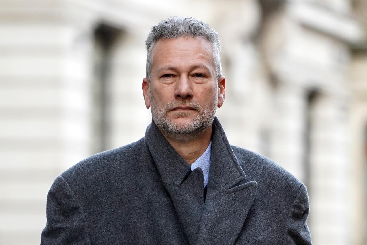 Former UK Independence Party (UKIP) MEP, and Reform UK's former leader in Wales, Nathan Gill, arrives for a sentencing hearing at the The Old Bailey, Britain's Central Criminal Court, in London on Nov. 21, 2025. (AFP Photo)