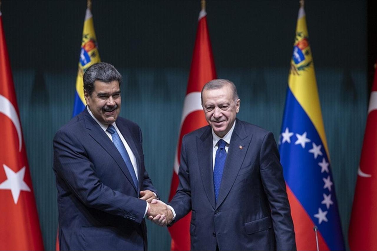 Venezuelan President Maduro congratulates President Erdogan, Bogota, June 4, 2023. (AA Photo)