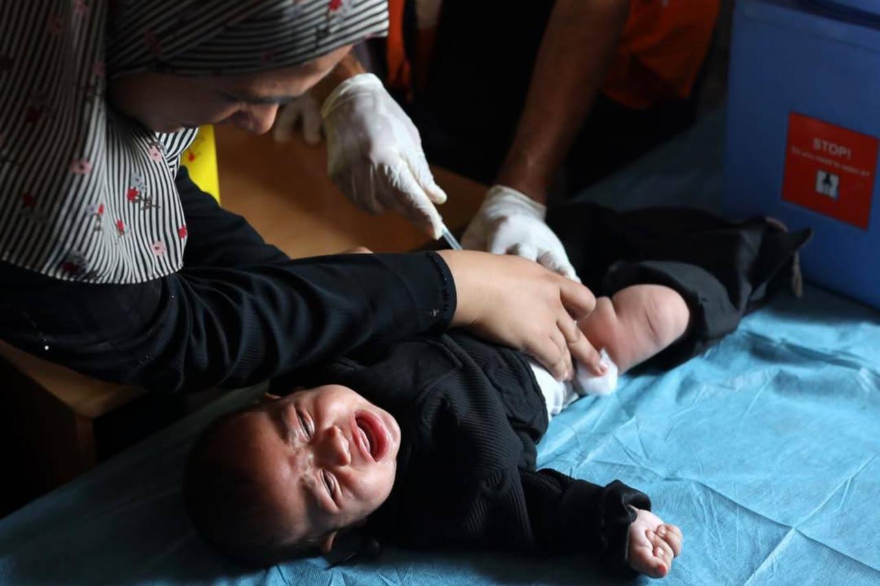 WHO child vaccination drive in Gaza reaches 10,000 in first eight days