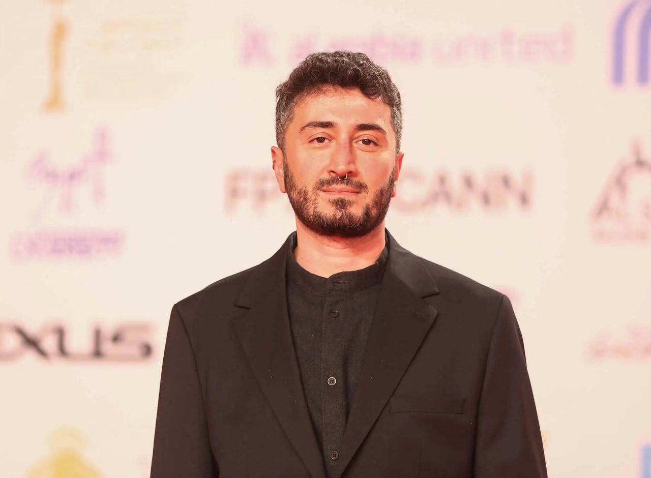 Seyhmus Altin, director of The Breath We Take movie, received the Bronze Pyramid Special Jury Award at the 46th Cairo International Film Festival on November 22, 2025. (Middle East News Agency (MENA) Photo)