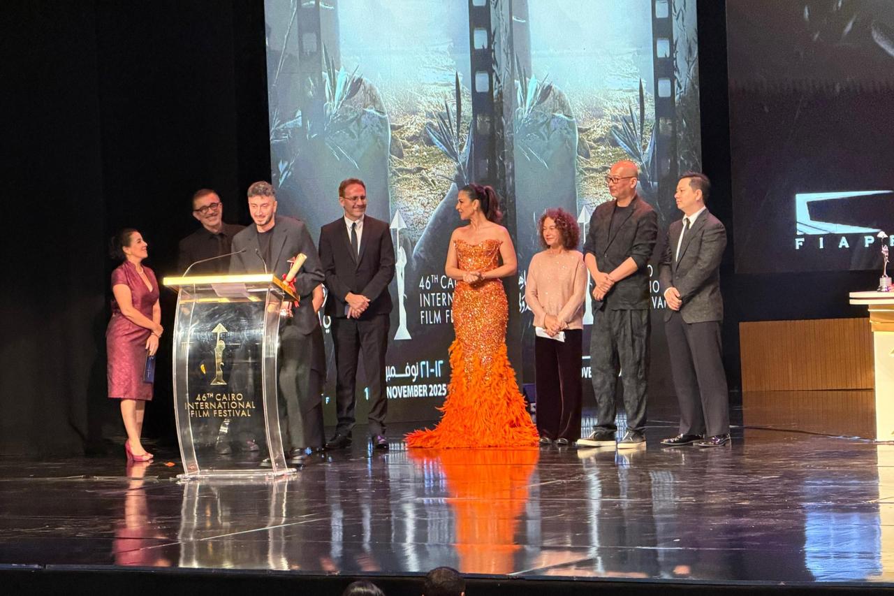 Türkiye was represented by director Seyhmus Altun’s debut feature “Aldigimiz Nefes” (“The Breath We Take”). The film won the “Bronze Pyramid” award at the 46th Cairo International Film Festival on November 21, 2025. (Photo via X \ @SinemaGenelMd)