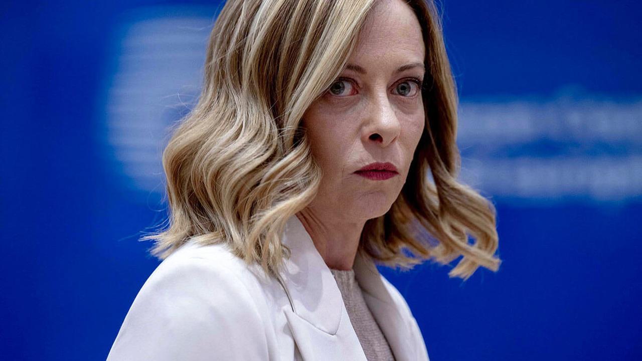 Italian Prime Minister Giorgia Meloni. (AFP Photo)