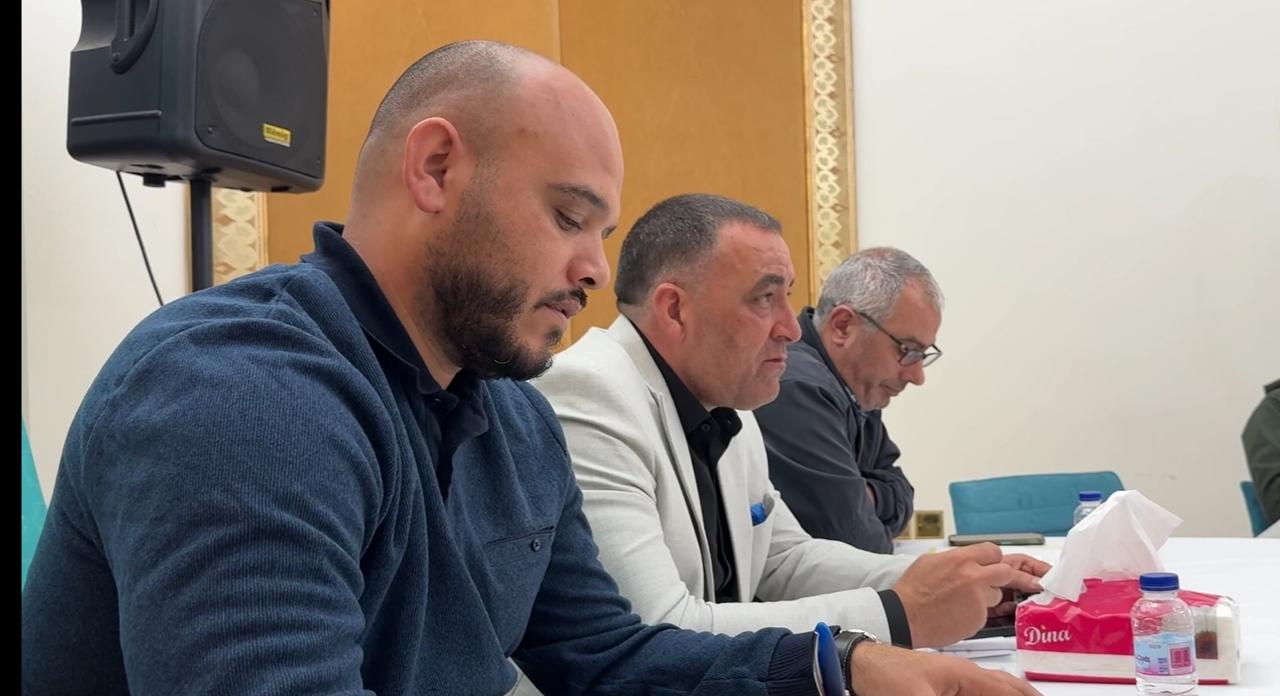 Officials and researchers attend the “Palestinian Culture in the Ottoman Era” panel organized by the Yunus Emre Institute in Ramallah, November 2025. (AA Photo)