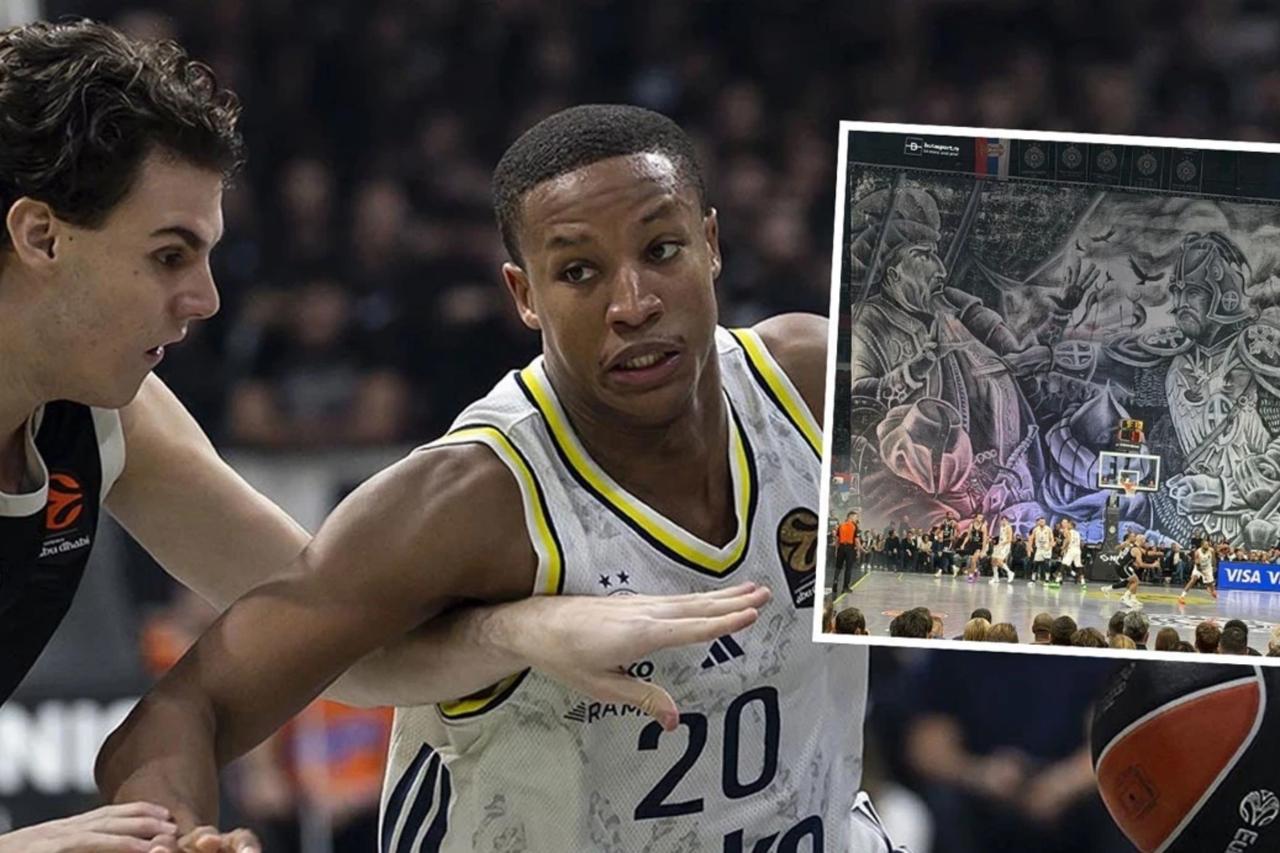 Partizan punished with over $46K fine over racist banner targeting Fenerbahce Beko