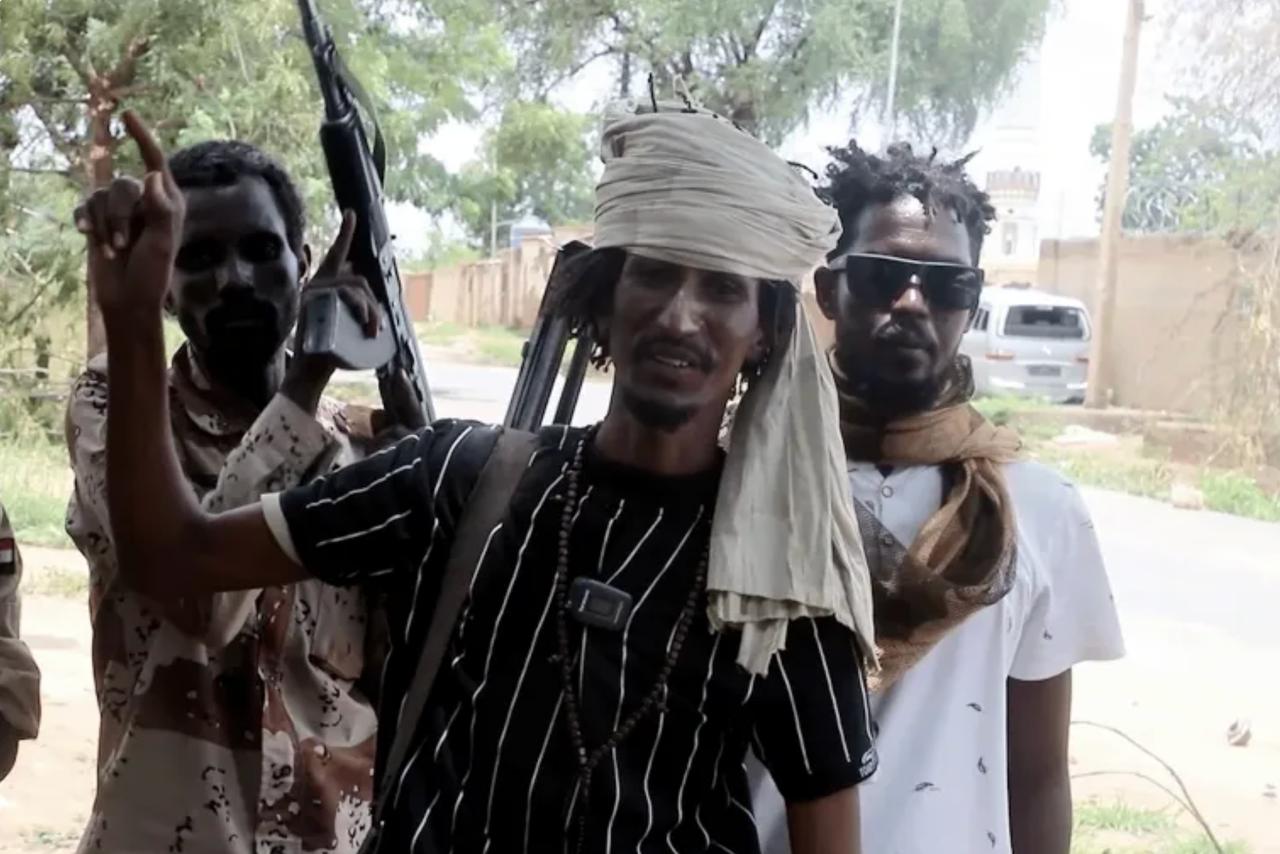 Fighters from the Rapid Support Forces during operations in El-Fasher (Photo via Telegram \ @Rapid Support Forces’ account)