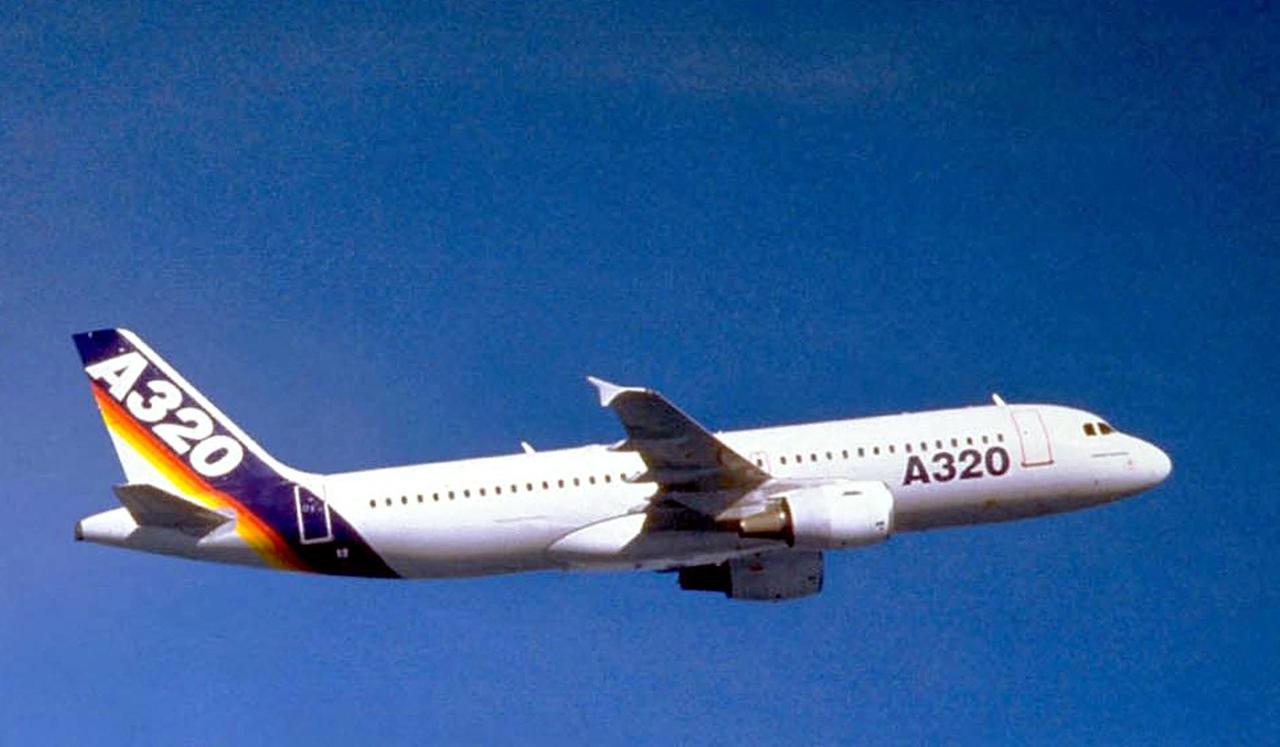 A file photo dated 03 February 2001 shows flying an Airbus A-320 in Toulouse, south western France. (AFP File Photo)