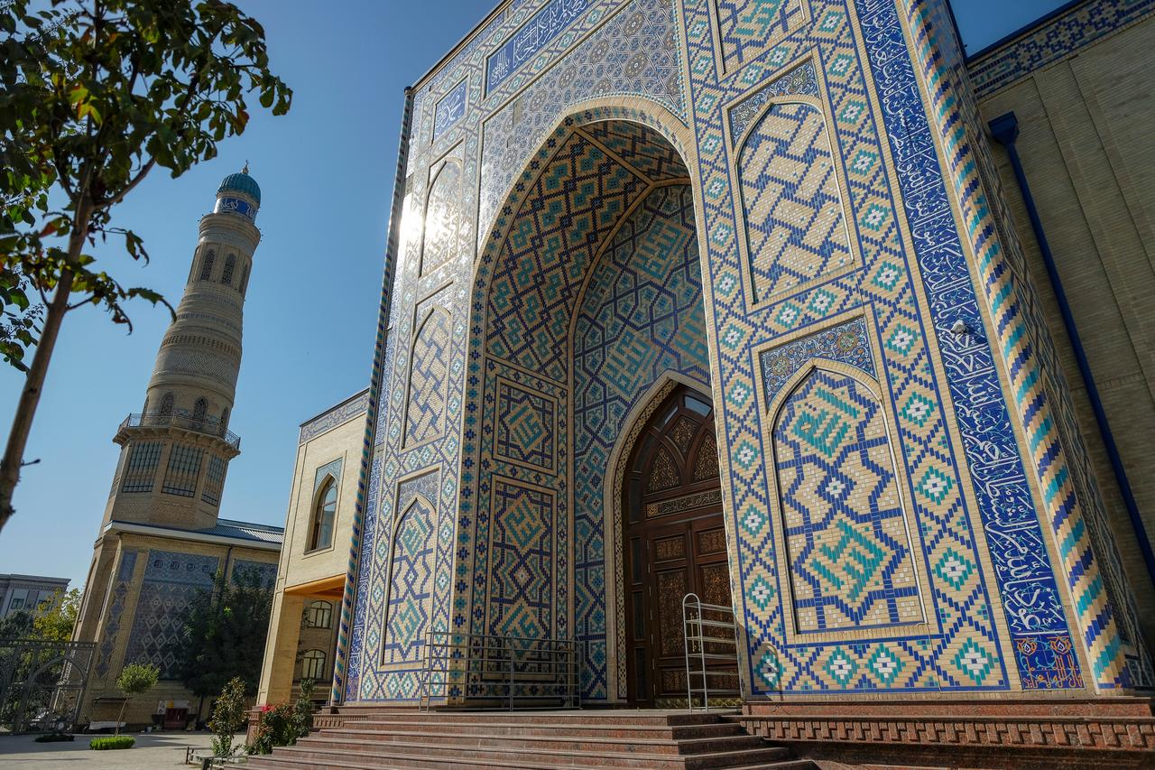 A view of the historic Devonaboy Mosque in Andijan, Uzbekistan. (Adobe Stock Photo)