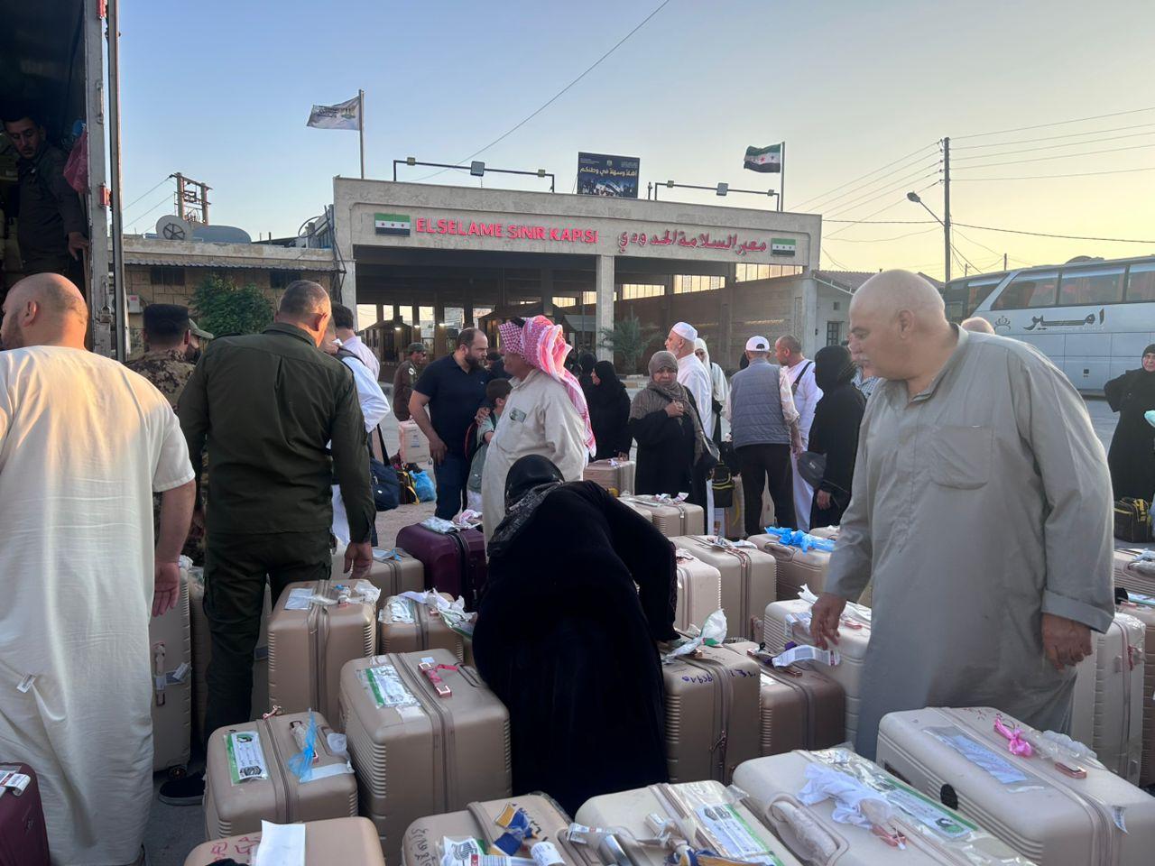 Bab al-Salama border crossing between Syria and Türkiye on June 16, 2025. (Photo via X/@mazen_alloush)
