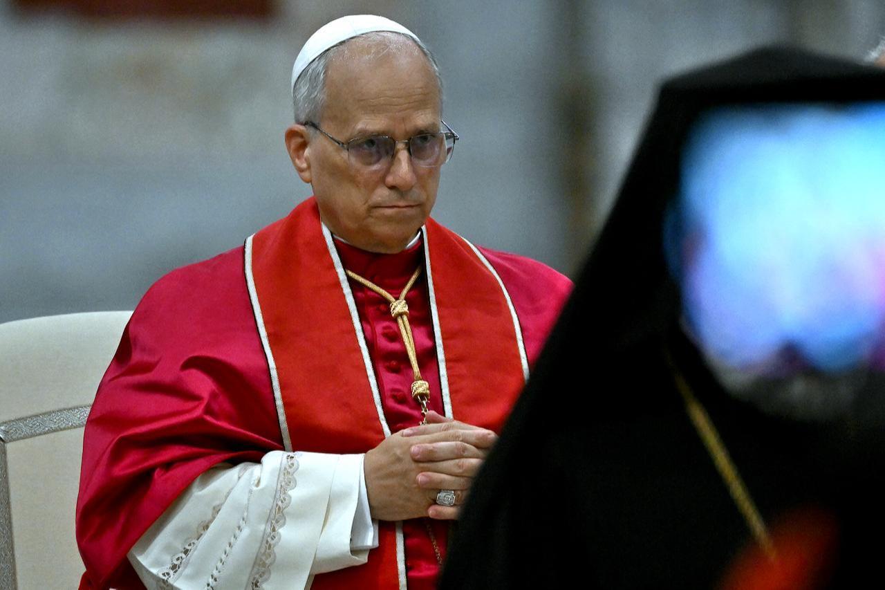 Pope Leo XIV leads the commemoration of martyrs and witnesses of the faith of the XXI century, in the Papal Basilica of St. Paul Outside the Walls, in Rome, Sept. 14, 2025. (AFP Photo)