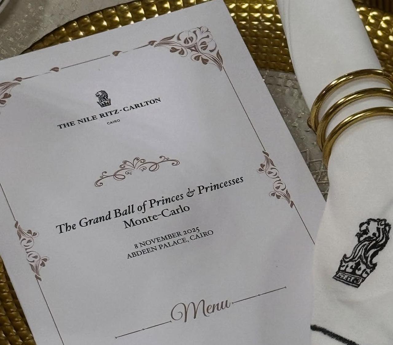 The Grand Ball of Princes & Princesses – Monte-Carlo, presented by The Nile Ritz-Carlton , held at Abdeen Palace in Cairo , on November 2025. ( Photo courtesy of kareemmuhamed )