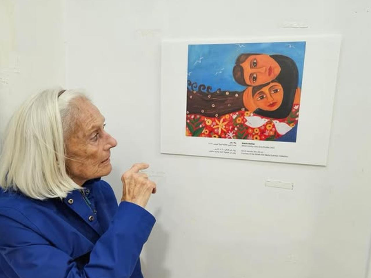 Photo of the exhibition of  “Gaza Remains the Story” (Photo via Instagram / @The Palestinian Museum N.G. )