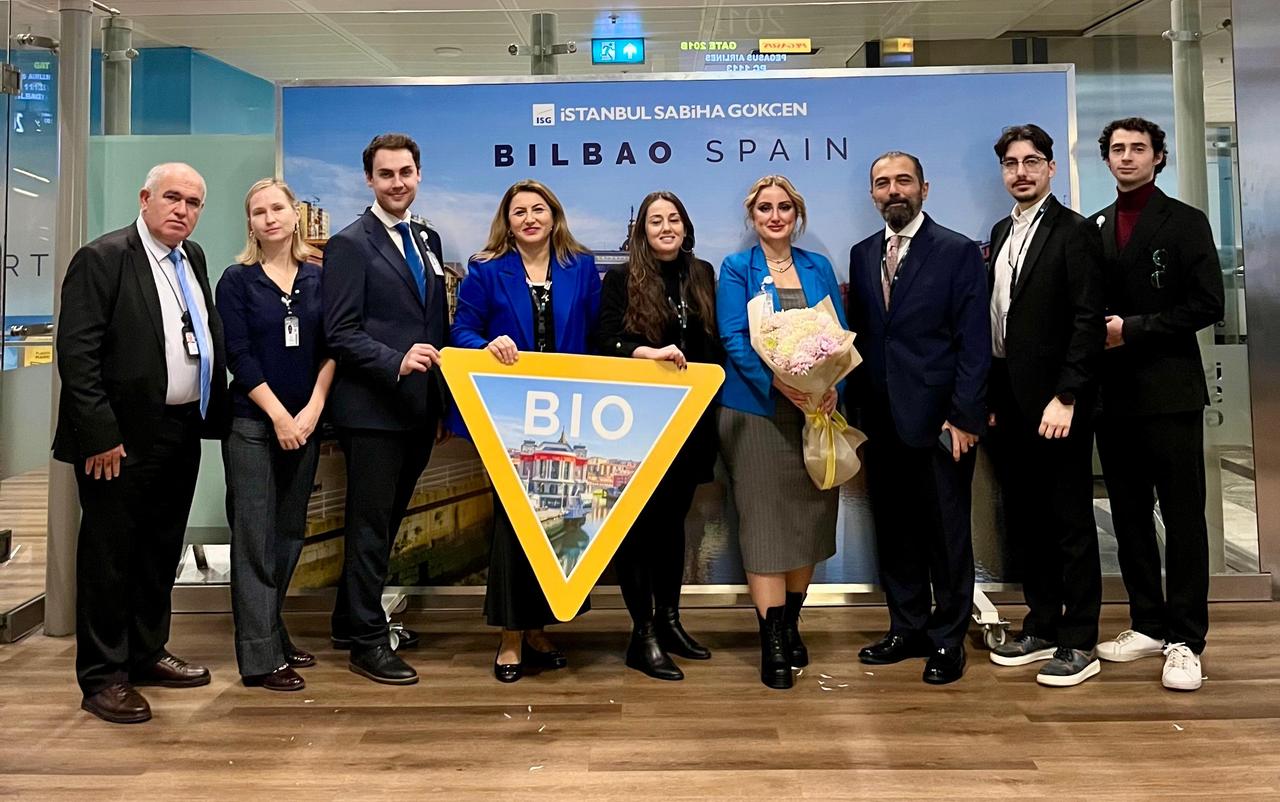 Istanbul’s Sabiha Gokcen International Airport launches direct flights to Spain’s Bilbao, accessed on Dec. 1, 2025. (AA Photo)