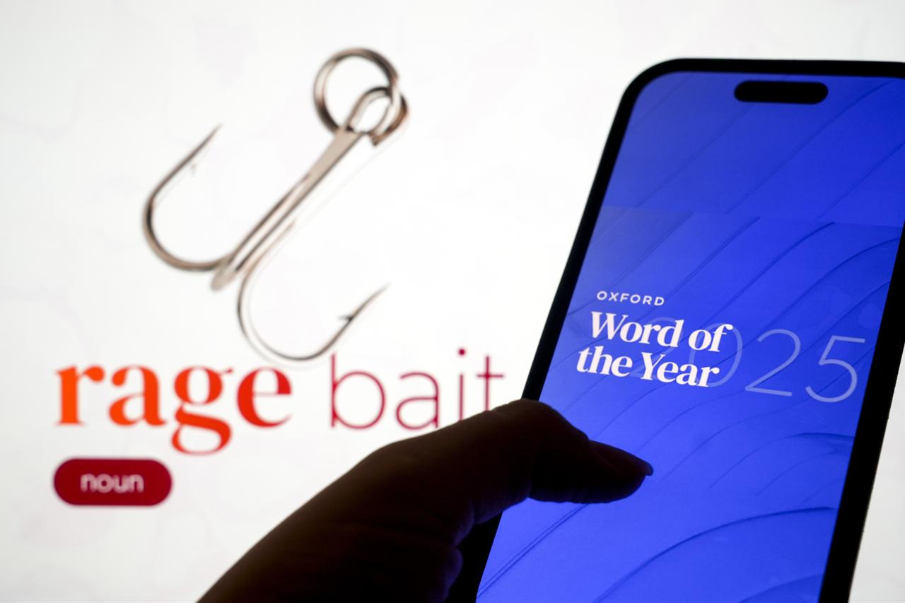 Oxford University Press selects “rage bait” as 2025 Word of the Year