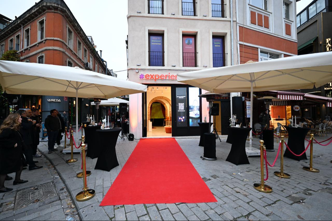 A view of the Azerbaijan Tourism Bard’s new Istanbul representation office and red-carpet entrance before the opening ceremony. (Photo via Azerbaijan Tourism Board)