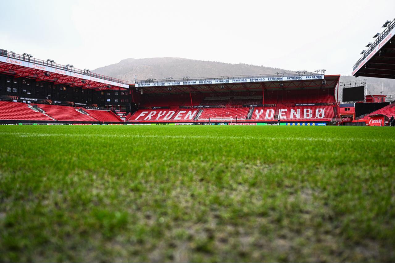 A view of Brann Stadium in Bergen, Norway ahead of UEFA Europa League 6th week match between Brann and Fenerbahce, December 10, 2025. (AA Photo)