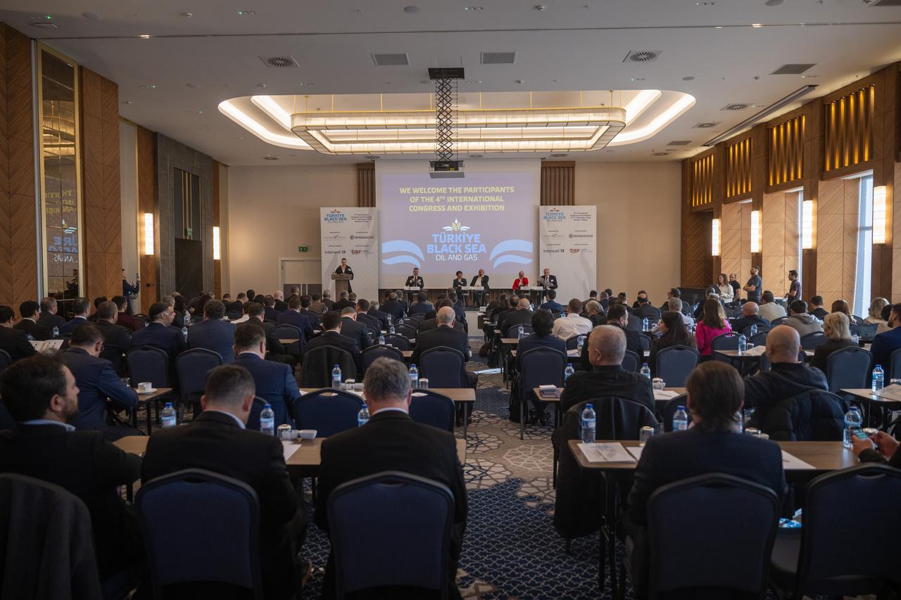 4th International Türkiye Black Sea Oil and Gas Congress and Exhibition begins in Ankara, Türkiye, on Dec. 10, 2025. (AA Photo)