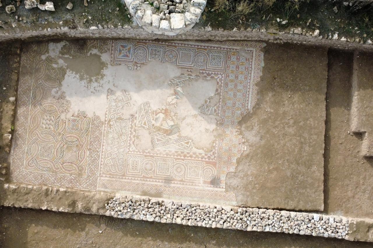Archaeologists uncover rare Late Roman reception hall with untouched mosaics in Türkiye