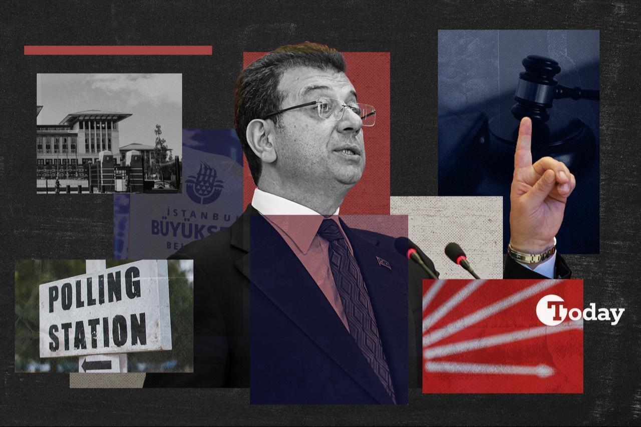 Former Istanbul mayor Ekrem Imamoglu was arrested in Istanbul, Türkiye on March 23, 2024. (Collage prepared by Türkiye Today)
