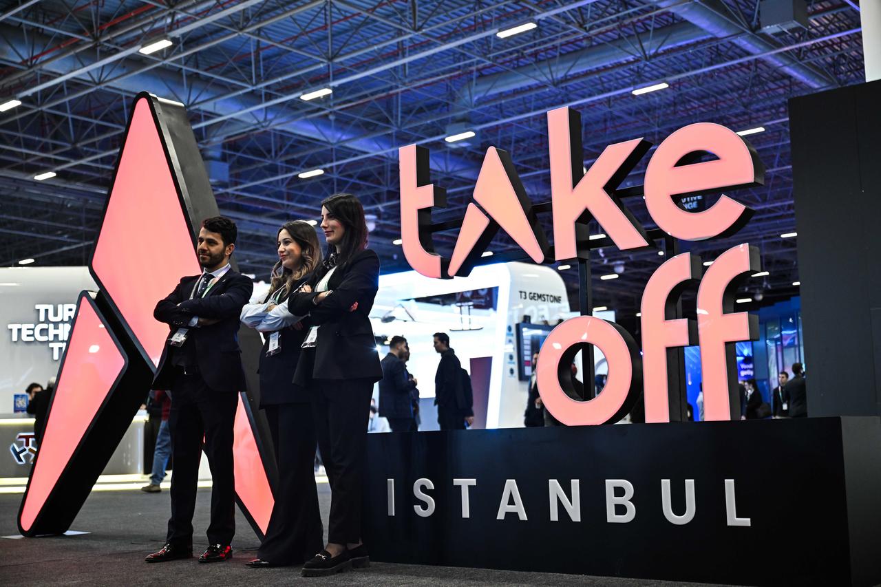 Take Off Istanbul 2025, the entrepreneurship summit led by the T3 Foundation with the Ministry of Industry and Technology and the Presidency’s Investment and Finance Office, was held at the Istanbul Expo Center in Istanbul, Türkiye on Dec. 10, 2025. (AA Photo)