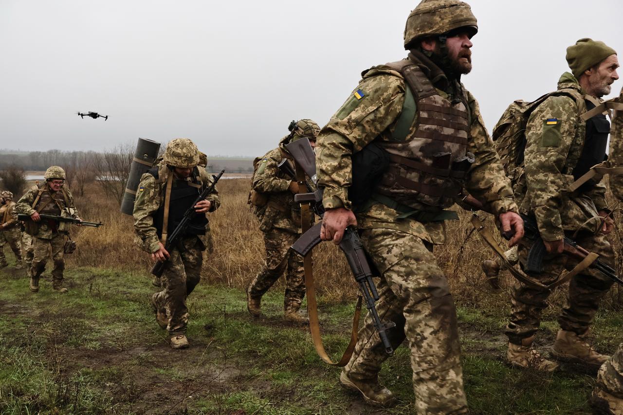 Ukrainian recruits complete basic military training at an undisclosed location in Zaporizhzhia region, Dec. 12, 2025. (AFP Photo / 65th Mechanized Brigade of Ukrainian Armed Forces)